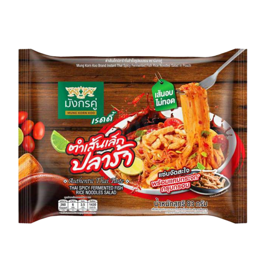 04 Double Dragon. Instant Rice Noodle Thai Spicy Fermented Salad Flavour – 36 Bagsx83g