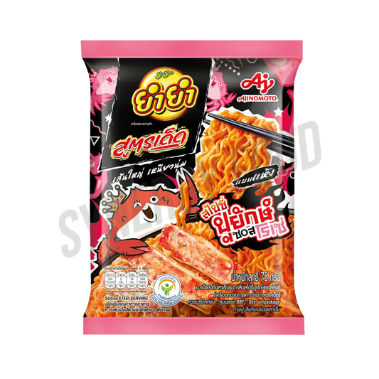 04 YUM YUM Dried "Spicy King Crab Sauce" 24 Bags x 75g