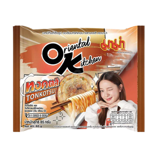 05 MAMA OK Instant Noodles Tonkotsu Flavour | 36Packsx4Bagsx85g