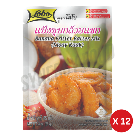 06 LOBO Banana Batter Mix | 12 Bags x 85g