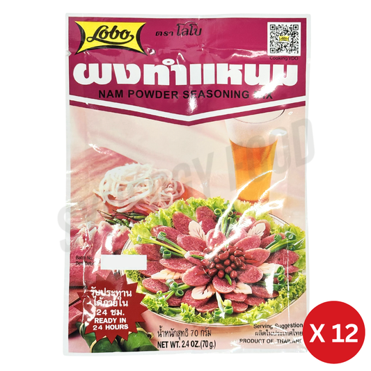 06 LOBO Nam Powder – Thai Fermented Pork Sausage Mix | 12 Bags x 70g