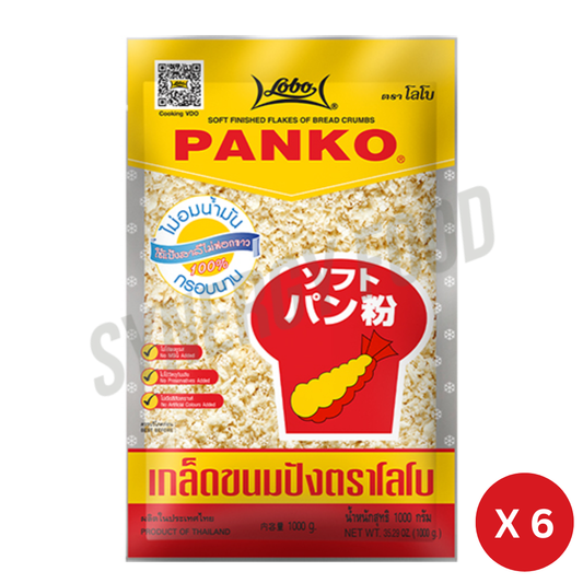 06_ LOBO Panko Bread Crumbs | 6 Bags x 1kg