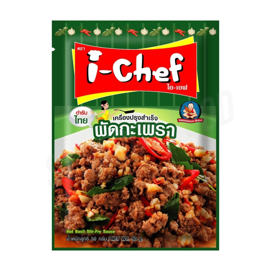 16 I-CHEF Hot Basil Stir-Fry Sauce 48 x 50g