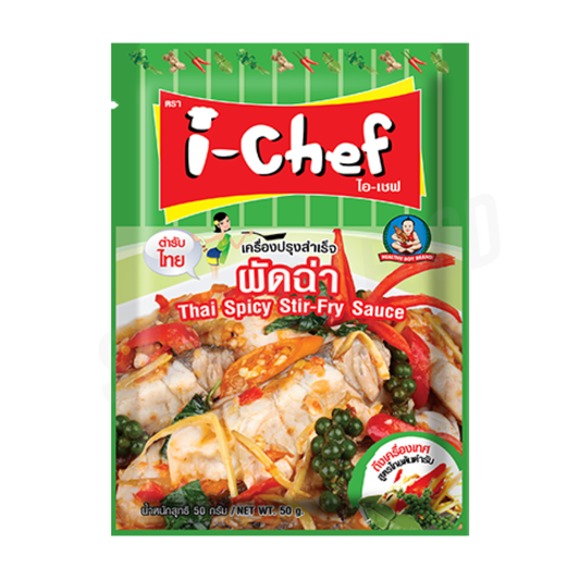 16 I-CHEF Thai Spicy Stir-Fry Sauce 48 x 50g