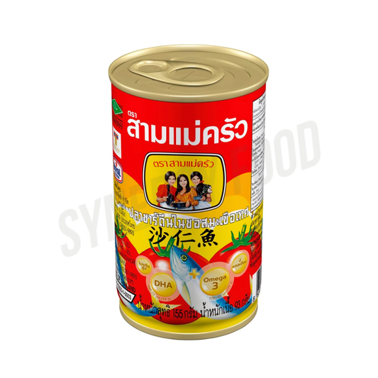 27 THREE LADY Canned Sardines in Tomato Sauce 10Packsx10Cansx155g