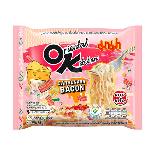 05 MAMA Oriental Kitchen Carbonara Bacon Flavour | 36Packsx4Bagsx85g