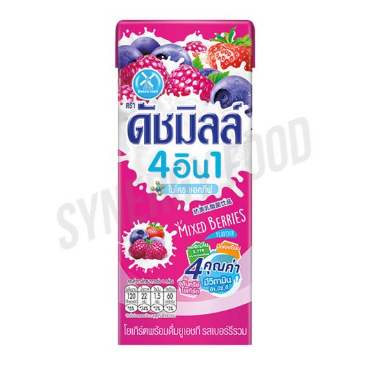 12 DUTCHMILL MIXEDBERRY YOG DRINK 48X180ML