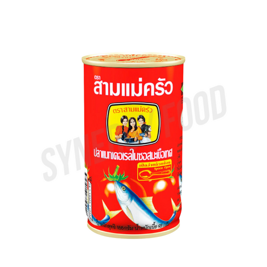 27 THREE LADY Sardines In Tomato Sauce 100 x 155g